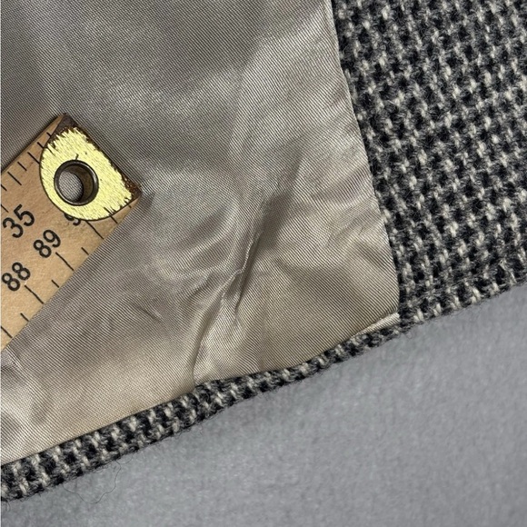 Harris Tweed Women's Plaid Houndstooth Jacket Blazer 7/8 Limited Edition Paris - Picture 8 of 14